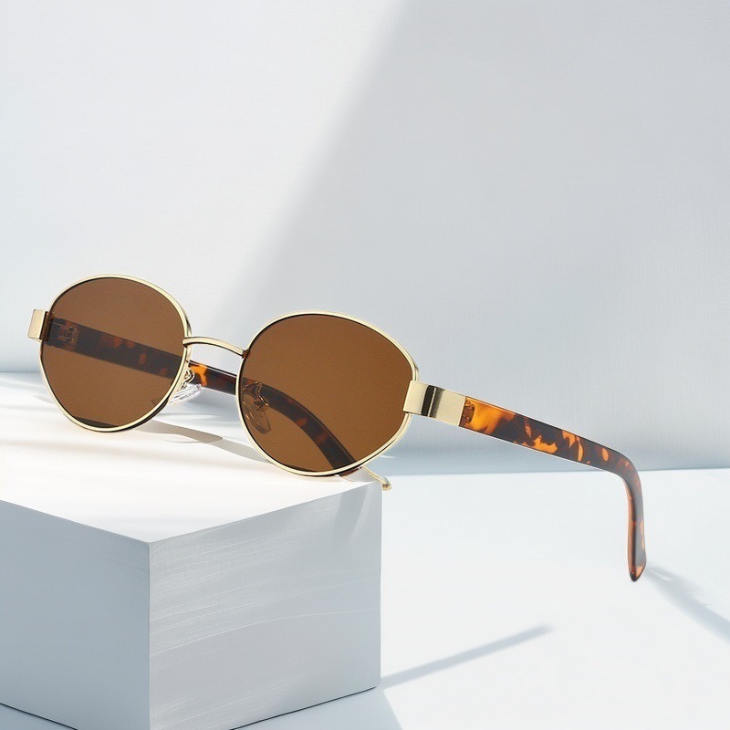 Vintage Outdoor Fashion - New Vintage Oval Sunglasses Man Women's