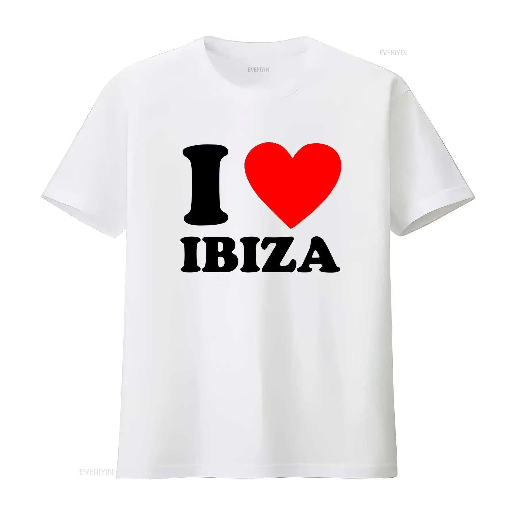 Vintage Fashion Jersey - I Love Heart Ibiza Holiday T
