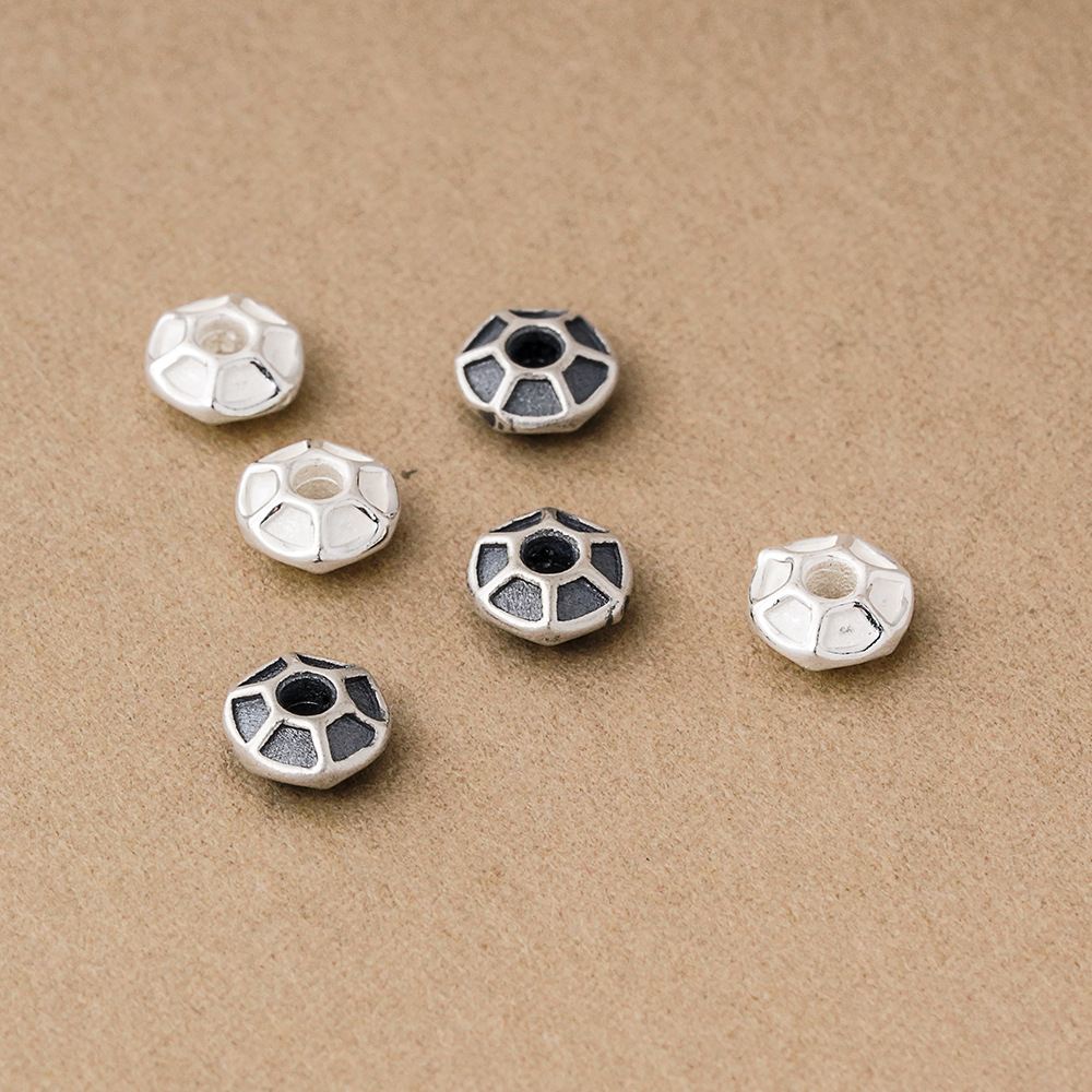 925 Silver Beads Hexagon Groov - огляд і ціна Vintage Fashion La
