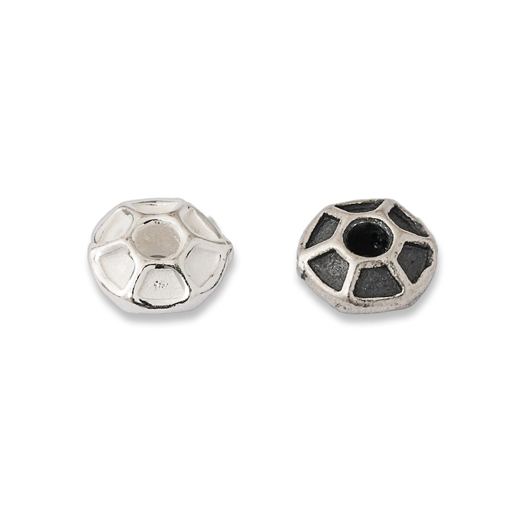 925 Silver Beads Hexagon Groov - огляд і ціна Vintage Fashion La