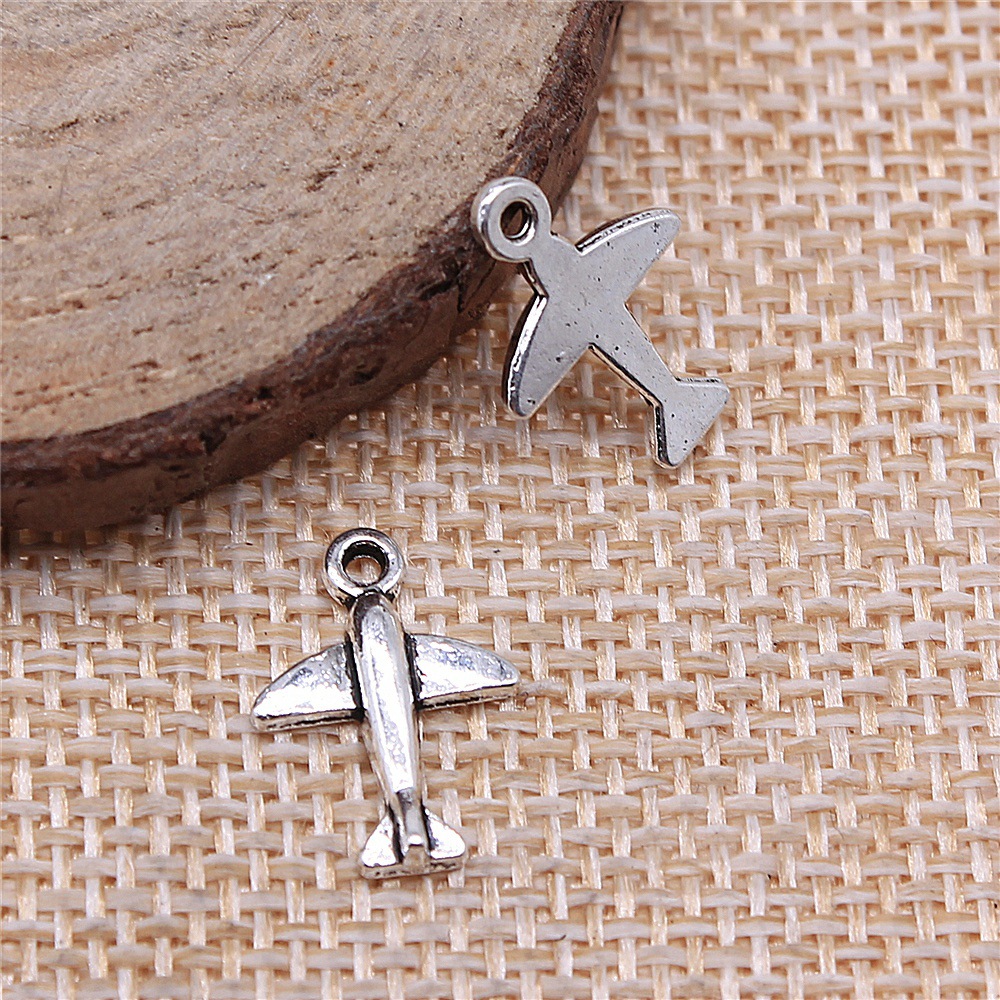 10pcs 11x15mm Antique Silver C - огляд і ціна Vintage Fashion Stores