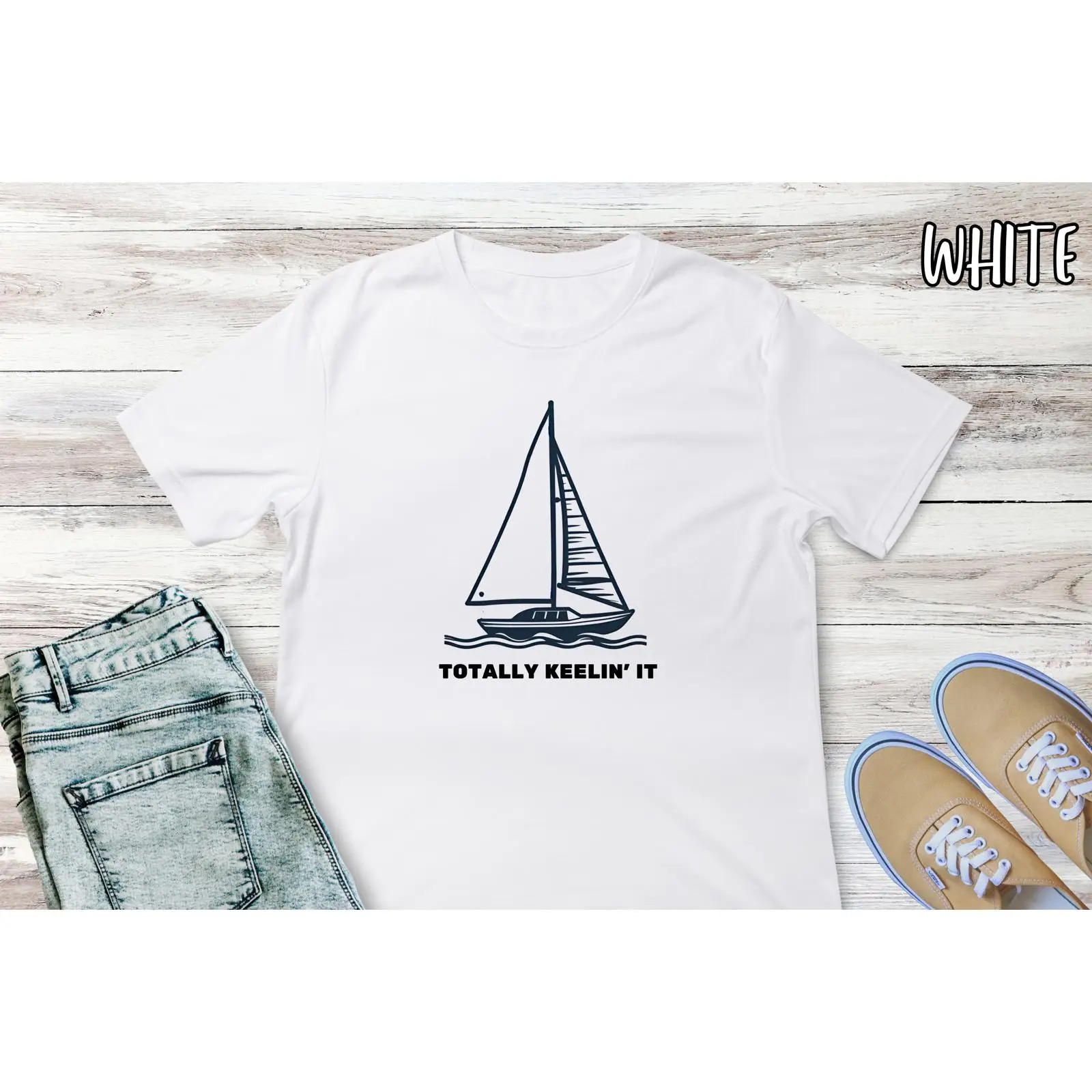 Funny Sailing T Shirt Sailboat - огляд і ціна Vintage Fashion Quotes