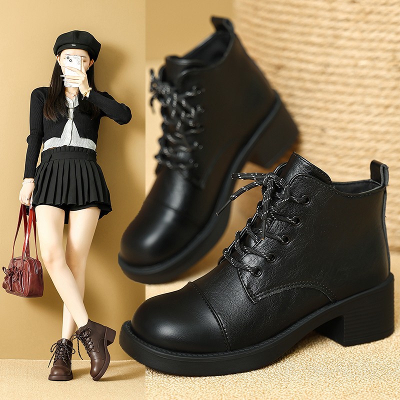 Women Short Boots  Autumn Wint - огляд і ціна Vintage Outdoor Fashion