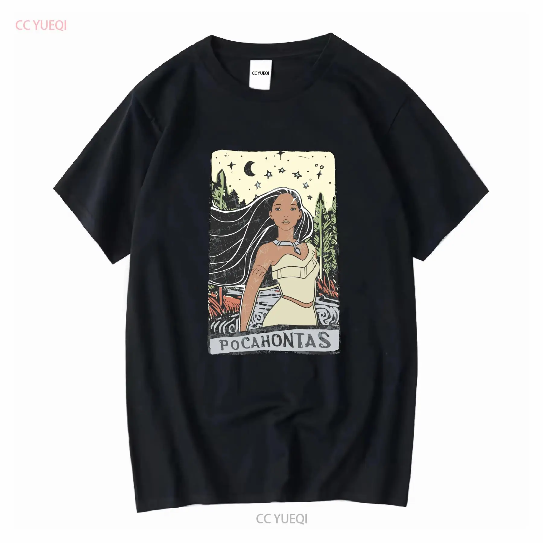 Pocahontas T Shirt Sizes Cotto - огляд і ціна Vintage Fashion Jersey