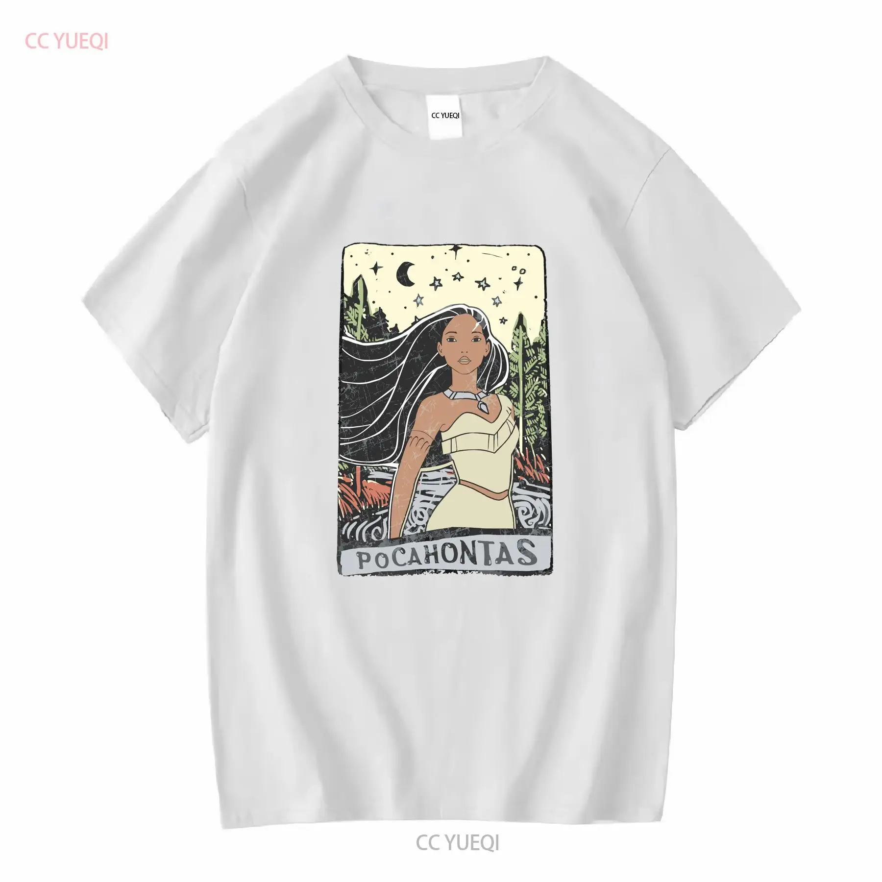 Pocahontas T Shirt Sizes Cotto - огляд і ціна Vintage Fashion Jersey