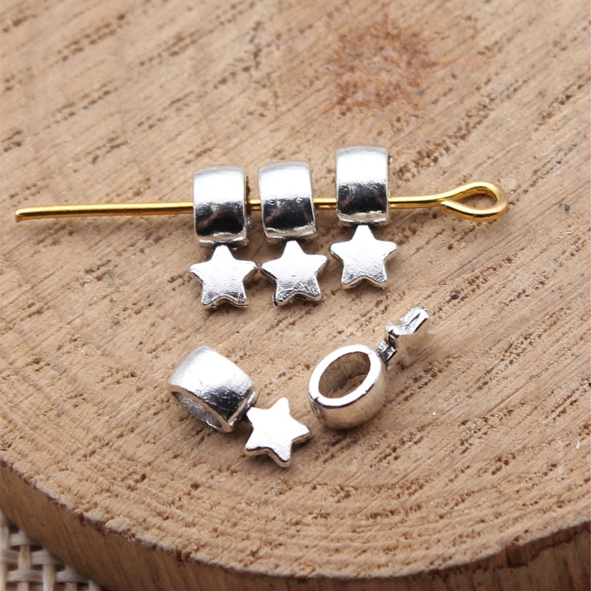 40pcs 8.5x4x3.8mm Antique Silv - огляд і ціна Vintage Fashion Online
