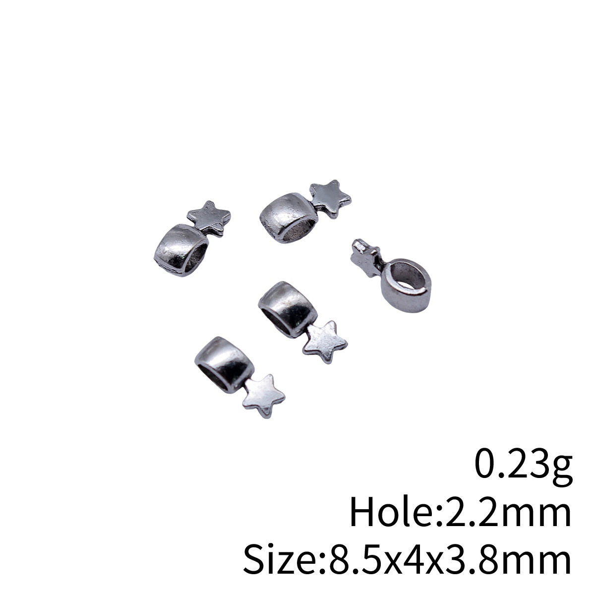 40pcs 8.5x4x3.8mm Antique Silv - огляд і ціна Vintage Fashion Online