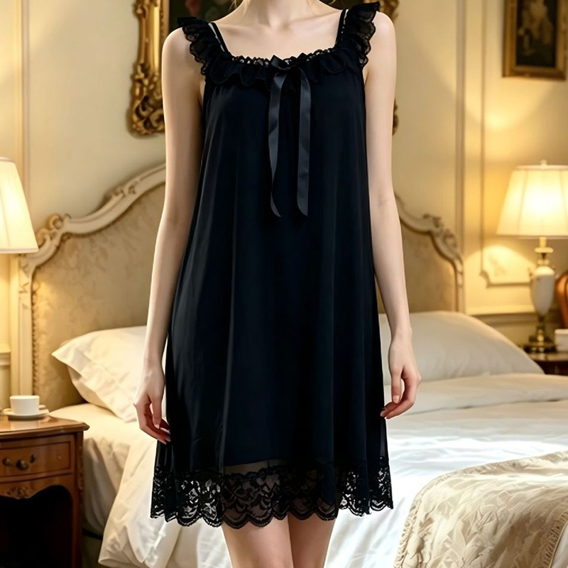 Women Sleeping Gown Sleeveless - огляд і ціна Vintage Fashion Dresses